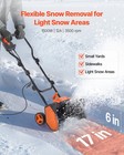 Electric Snow Shovel 12a 17  Corded Snow Shovel 60 Adjustable Chute 20 Ft Throw