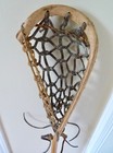 Vintage Lacrosse Stick   Wood Leather   Gut   Game Used   Authentic Indian Lax