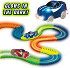 Magic Tracks 10 Foot Glow In The Dark Bendable Flexible Racetrack With Led Light