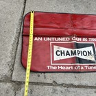 Vintage Fender Cover Champion Spark Plugs Advertising Hot Rod Car Show Protector