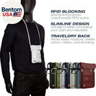 Rfid Blocking Stash Neck Wallet  Travel Pouch   Passport Holder For Women   Men 