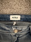 Pistola Women s Skinny Light Wash Blue Denim Jeans 5-pocket Button Closure