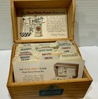 Antique Gold Medal Flour Betty Crocker Recipe Box Complete 100 Cards