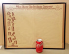 Rare What Cheer Clay Products Company Pottery Works Iowa Designer Paper Blotter