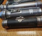 Vintage Antique Usa Flashlight Lot Franco Ever Ready Bubble Lense Lot 6 Untested
