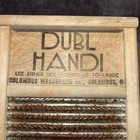 Vintage Dubl Handi Wash Board Columbus Ohio Washboard Co Farmhouse Cottage Decor