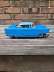 Vintage Tin Late 1950 s Friction Lincoln 2 Door Car Works Made In Japan