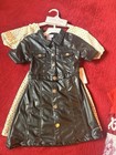 Little Lass Girls 2-pack A-line Dresses Size 5 Beige black Polka Dot Bow