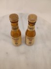 Vintage Coors Miniature Glass Beer Bottle Salt And Pepper Shakers