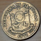 1972 Philippines 1 Piso Jose Rizal Copper-nickel-zinc