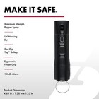 Pepper Spray Personal Alarm Self Defense Keychain 130db Loud Safety Tool