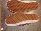 Vintage Rare Vans Classic Slip On Beauty Skull Canvas Daisy Unisex Women 5