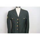 Vintage Us Army Ag-44 Class A Dress Green Service Jacket Uniform Patches Mens