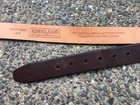 Kirkland Signature Belt Brown Leather Italian Full Grain Men s Size 44