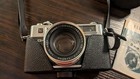 Vintage Yashica Electro 35 Gs Rangefinder 35mm Camera W  Case Manual - Clean   