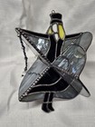 Handcrafted Stained Glass Spinner Gypsy Dancer   Suncatcher Window Hanging