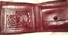 Vintage Hand Tooled Mexican Leather Wallet Bi-fold Unused