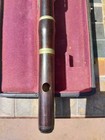 Antique Rosewood Piccolo Flute Collectable Musical Instrument Marked Germany