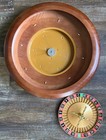 20 Inch Professional Wooden Roulette Wheel  Large Size Solid Wood Casino