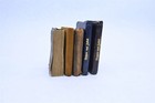 Lot Of 5 Tiny Vintage Books Miniature Editions Leather   style Novelty Volumes