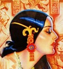 Mexican Calendar Art 1940 Vintage Poster Print Retro Style Pin Up Style  2