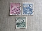 Czechoslovakia  Scott  184-186  Used