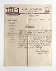 Antique Signed German Business Documents  6  Carl Schaefer  Feller  Early 1900   s