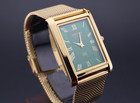 Vintage Seiko Slim Green Gold Quartz Men s Wrist Watch With Free Shipping