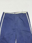 Vintage Champion Knitwear Vintage Blue Pants  Side Stripe Size 30 Usa Made