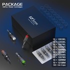Ez Tattoo Cartridge Needles Assorted - 100pcs Mixed  3rl 5rl 7rl 5rs 7rs 7m1    