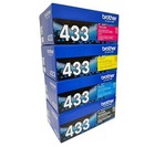 Brother Tn433 High-yield Toner Cartridge Set  oem    4 Pack   Original Brother