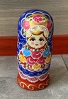 Set Of 7 Russian Matryoshka Wooden Nesting Dolls Free Usa Shipping