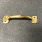 3-3 4  Center Solid Brass Front Mount Hoosier Pull