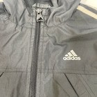 Kid   s Adidas Black Windbreaker Jacket Small 8 10