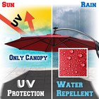 10  Cantilever Patio Offset Umbrella Replacement Canopy Parasol Top Cover Market