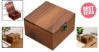 Artisan-made Walnut Keepsake Box - Vintage Style Closure For Jewelry   Keepsakes