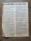 Vintage B2 Stealth Craft Newspaper Clips Edward   s Air Force Military Newspaper