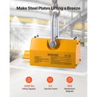 Uimoso Permanent Magnetic Lifter With 2200 Lbs Load Capacity  N42 Magnet