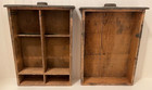 2 Vintage Wooden Shop Drawers  17  X 12  X 3 1 2 