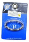 Oval Glove Box Emblem Bezel Trim For Peterbilt 1-3 4  X 3 4  Plastic Up 20593