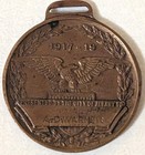 Ww1 Albany New York Named Service Medal - Named Pvt A d  Warner