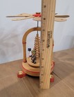 Vintage Germany Christmas Candle Windmill Carousel Erzgebirge Expertic Wood