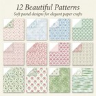 Bloom Double Sided Patterned Scrapbook Paper Cardstock Pad 12x12 Inch 24 Pcs