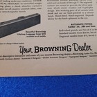 1956 Browning Automatic-5 Superposed Shotgun 9mm 380  25 Pistol Vintage Print Ad