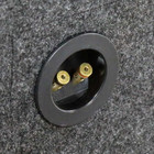 Qpower Dual 10  Sealed Subwoofer Box Empty Mdf Charcoal Carpet Speaker Enclosure