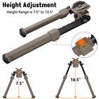 New Arrivel  7 5  To 10 5  Tactical Rifles Bipod For Sling Stud Mounting System
