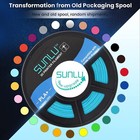  buy 4 Get 3 Free add 7 To Cart  Sunlu Pla Meta Pla  Petg Silk Abs Filament 1kg