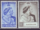 Basutoland 1948 Sc 39-40 Mh Set Silver Wedding