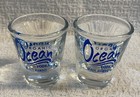 Organic Ocean Vodka Souvenir Shot Glass Maui Hawaii Set Of 2
