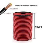16 Gauge Wire 16awg Automotive Wire Electrical Wire 100ft 2 Conductor Red Black